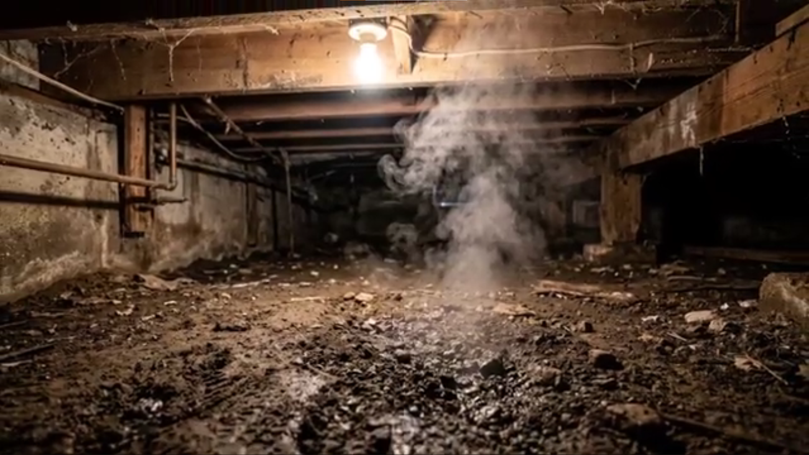Crawl space moisture and standing water Hiram GA