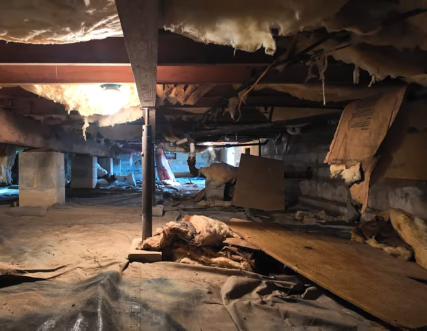 Professional crawl space encapsulation project Hiram GA
